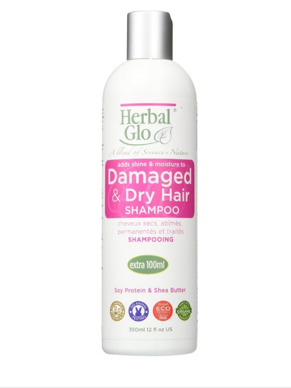 Herbal Glow Damaged Hair Shampoo 350 mL